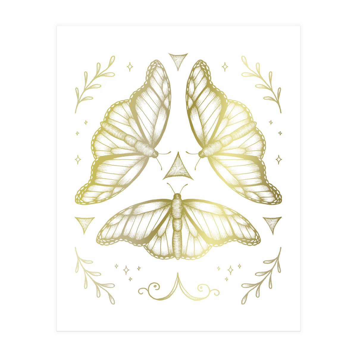 Fairy Dance - Gold (Print Only)