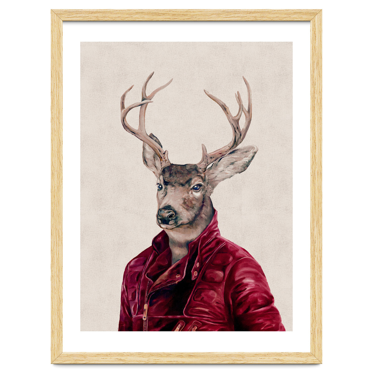 Deer In Leather