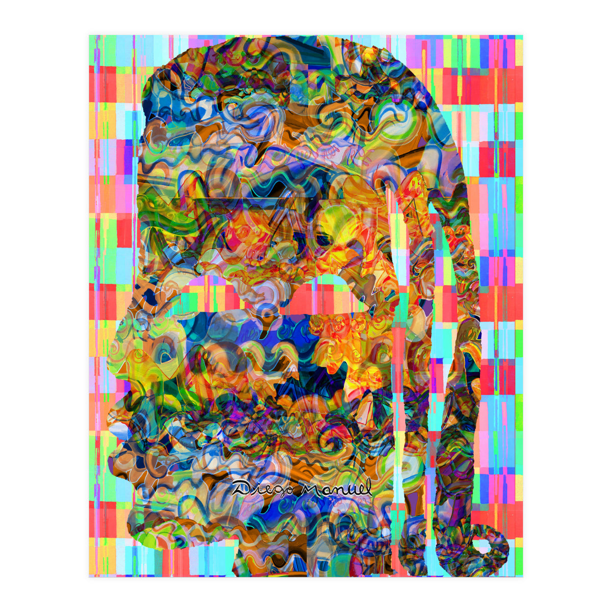 Abstracto Pop Nuevo B Nuevo 5 (Print Only)