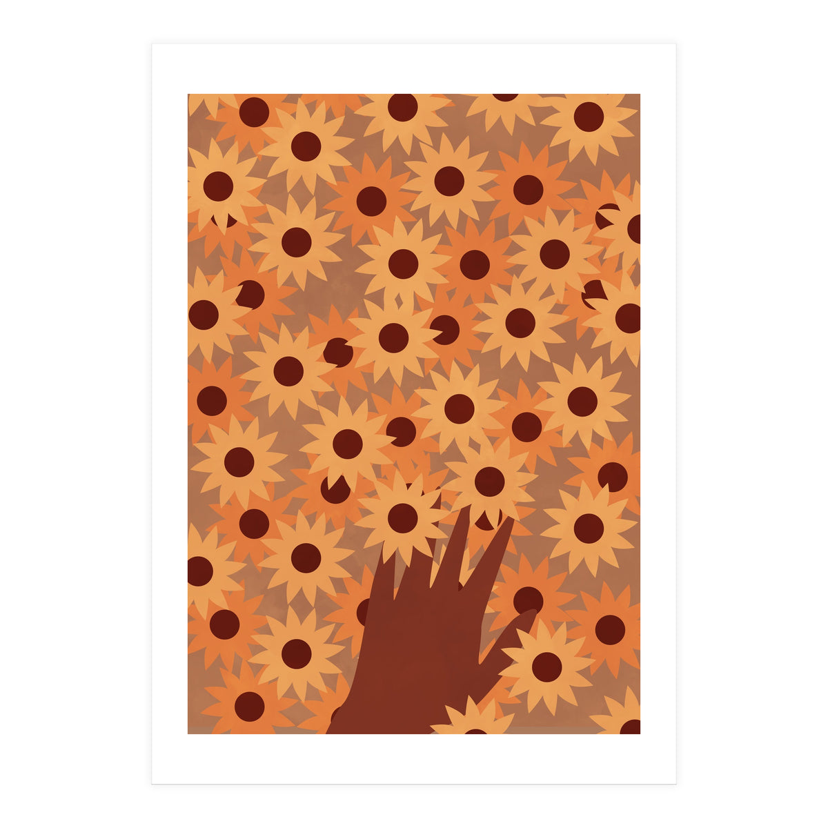 Flower Fields Boho Style (Print Only)