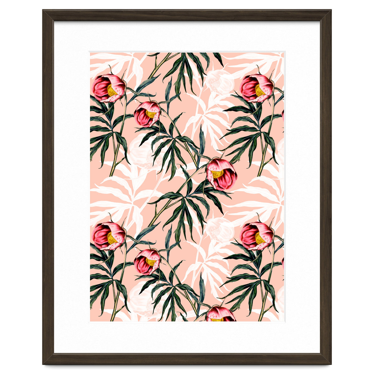 Flowery blooming pink