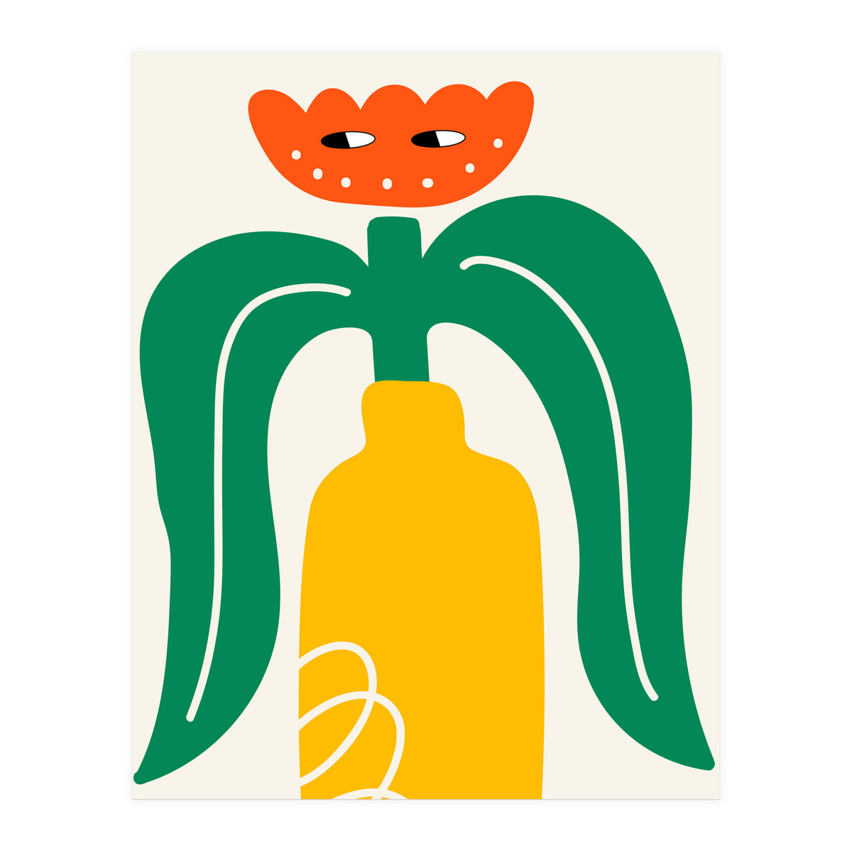 Flower Character (Print Only)