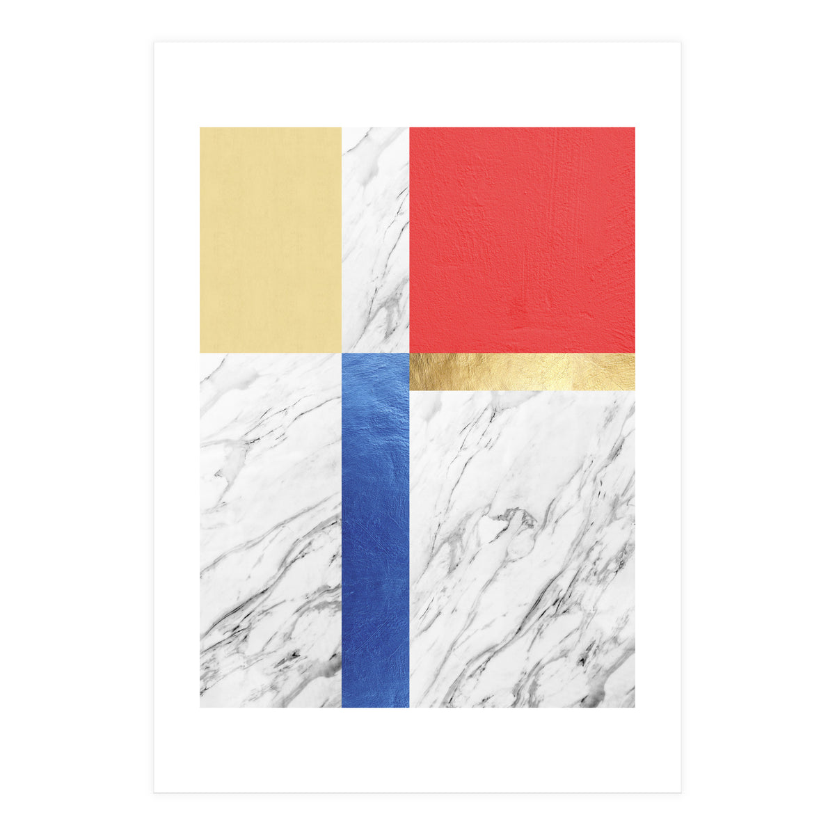 Geometric and golden VII (Print Only)