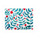 Watercolor Teal Branches (Print Only) thumbnail