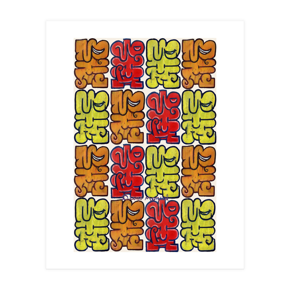 Garffiti 23 29 33 Tapiz B (Print Only)