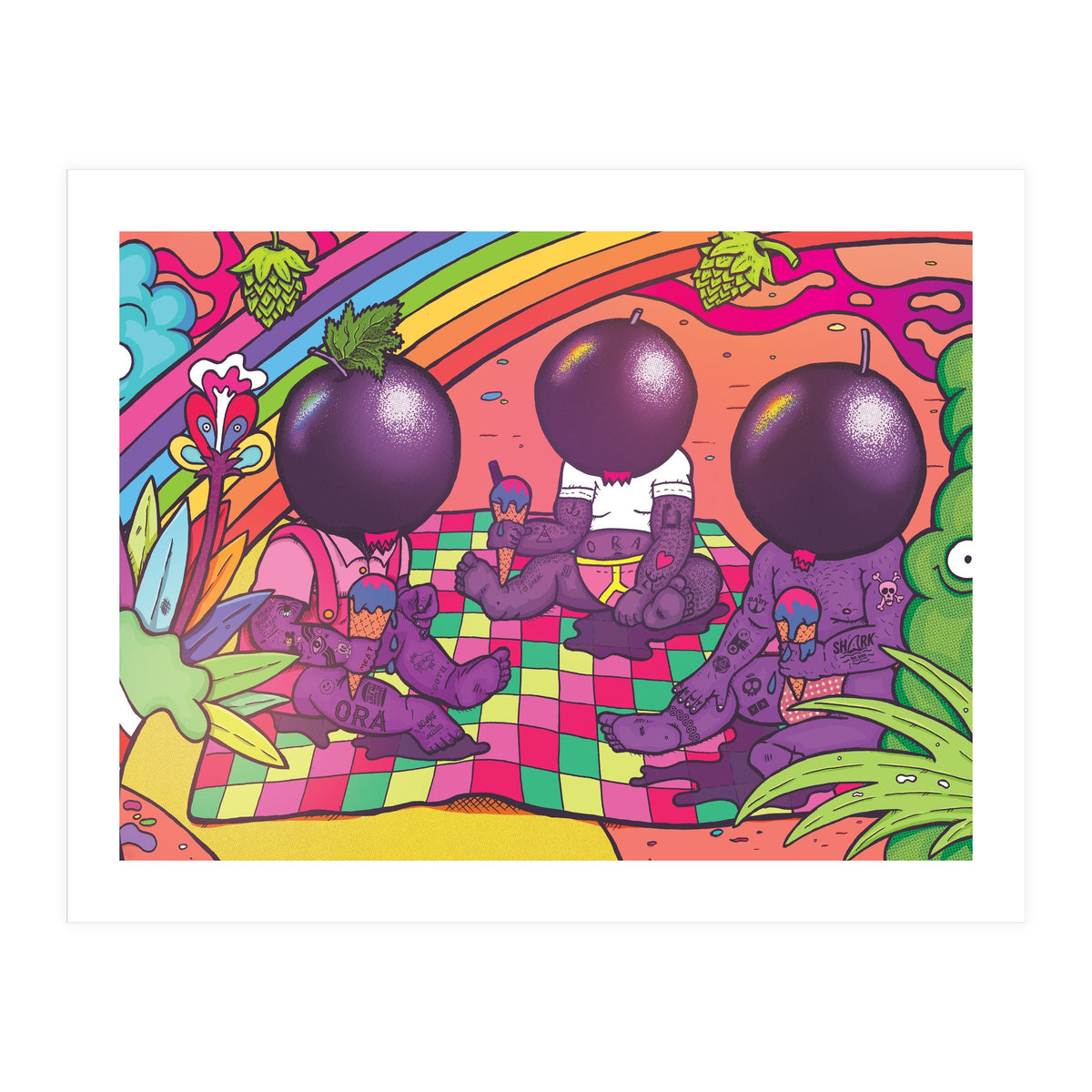 Blackcurrant Sor-Bae Fruited Sour Beer 4.5% Abbeydale x ORA Brewery (Print Only)