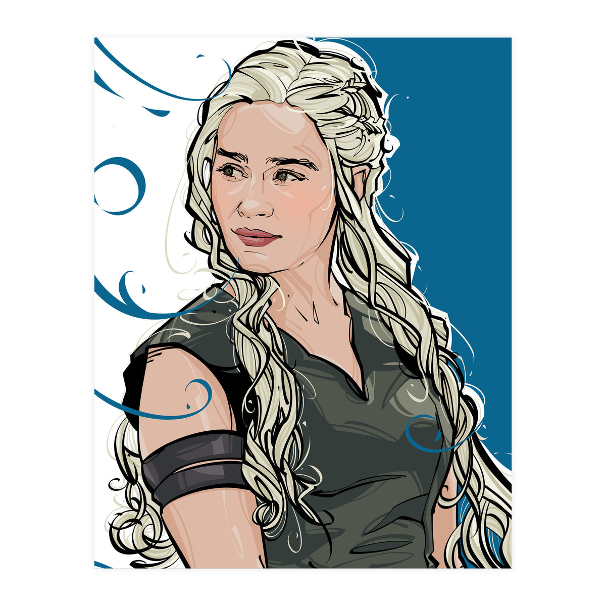 Daenerys Targaryen Game Of Thrones (Print Only)