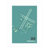 San Francisco Airport Layout (Print Only) thumbnail