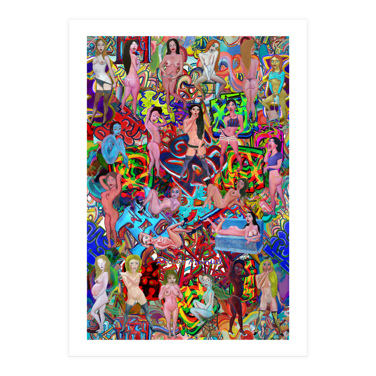 Chicas 3d 11 (Print Only)