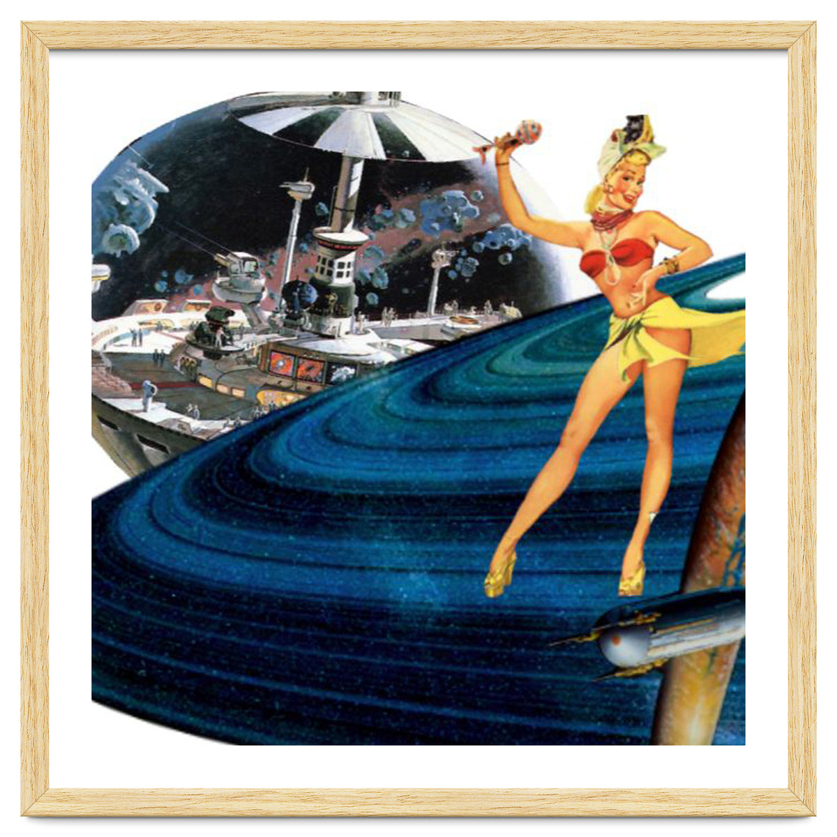 Dancer on Saturn Rings