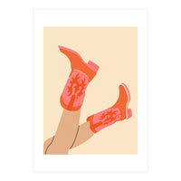 Cowgirl Boots Risography (Print Only)