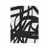 Expressionist black and white V (Print Only) thumbnail
