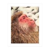 Japanese Macaque At The Onsen (Print Only) thumbnail