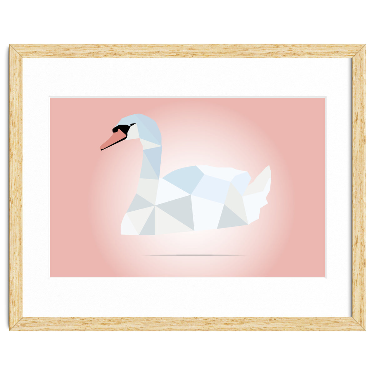 Swan Low Poly Art