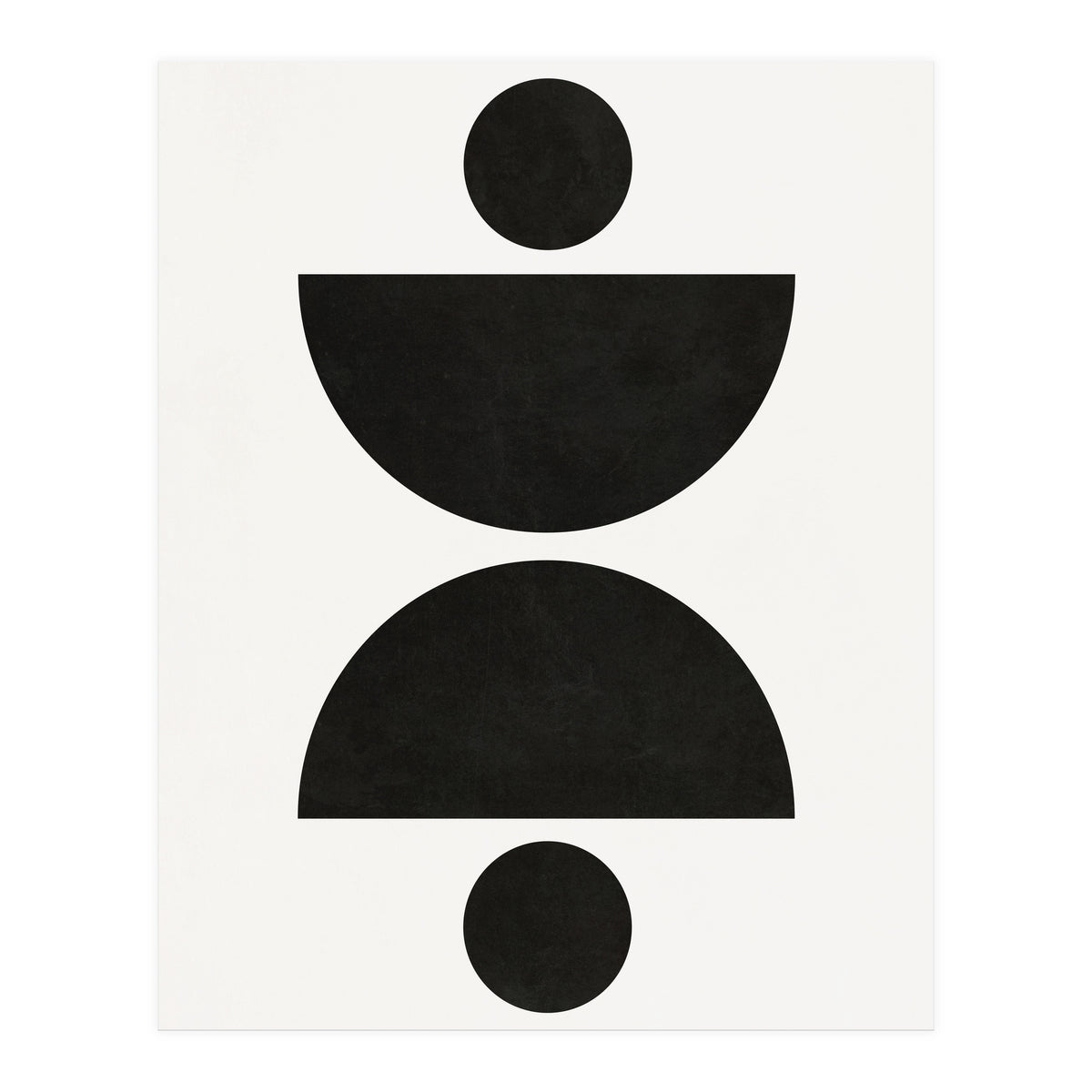 ABSTRACT AND GEOMETRIC SHAPES 02BW (Print Only)