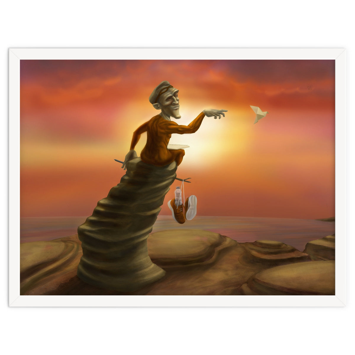 Superhero on a break