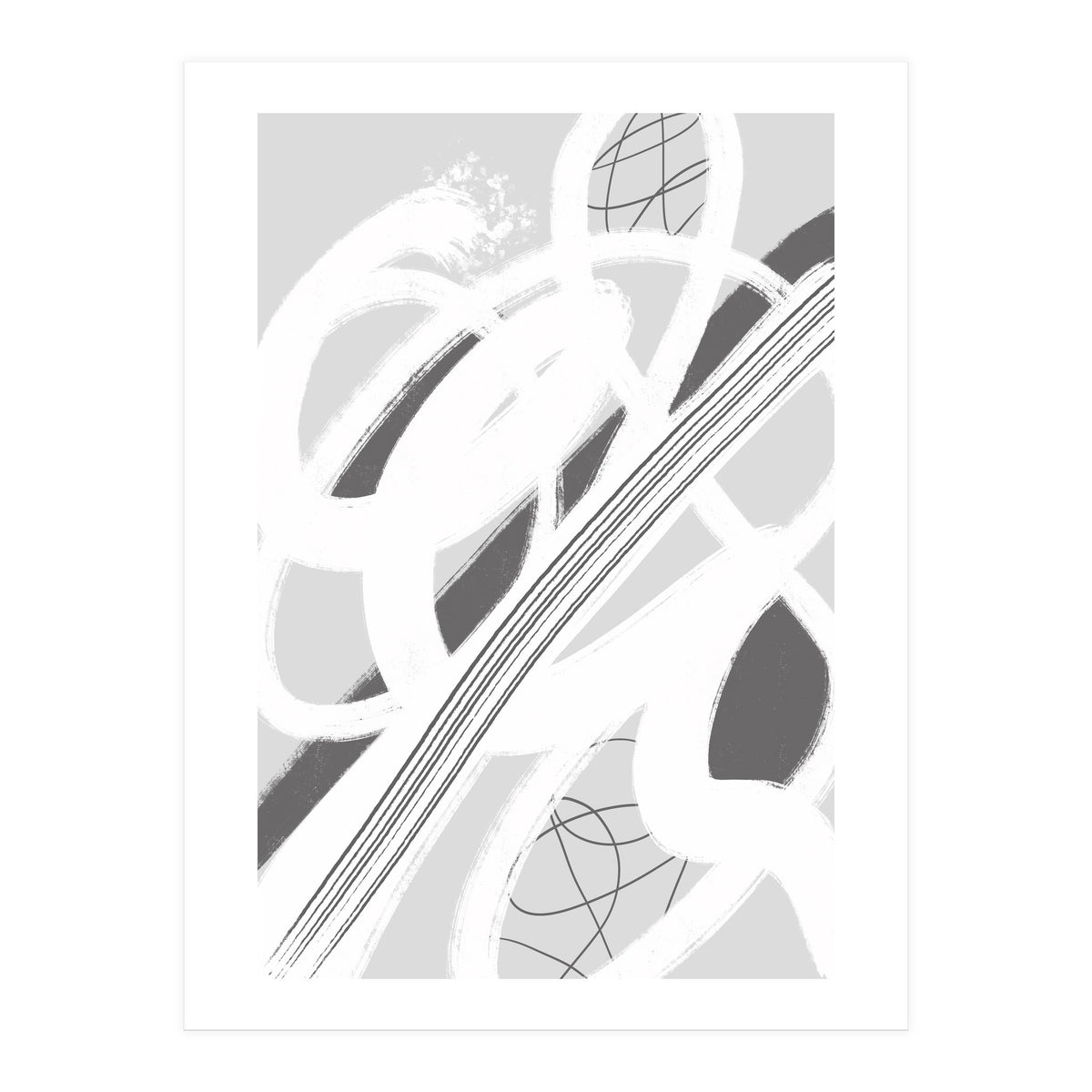 Abstract Painting No. 11 - Chaos and silence (Print Only)