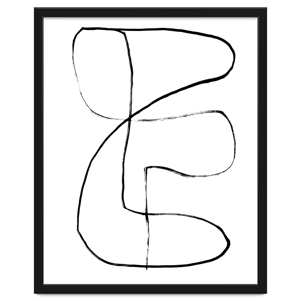 Mid-Century Line Art Print #1