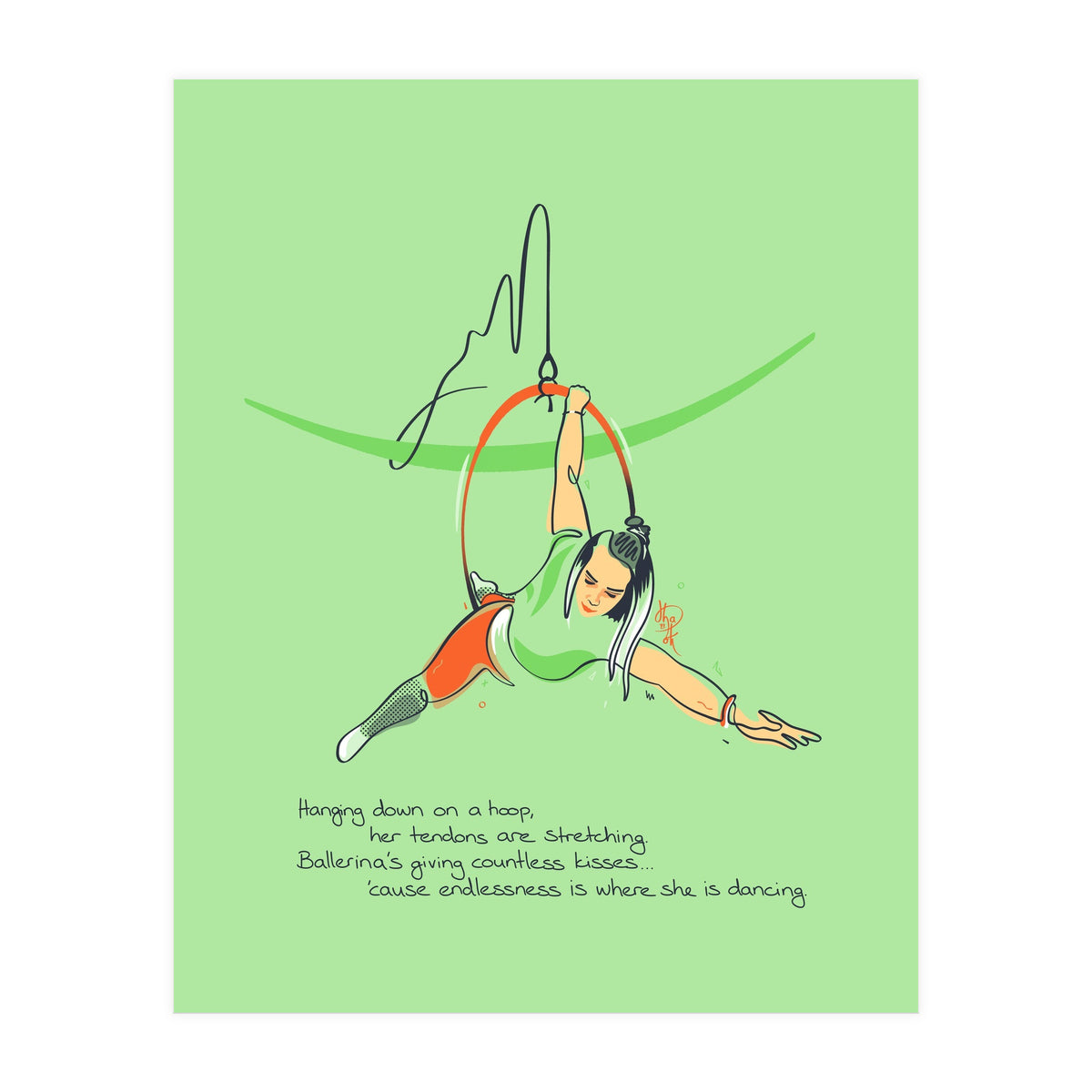 Hoop Balerina 2 (Print Only)