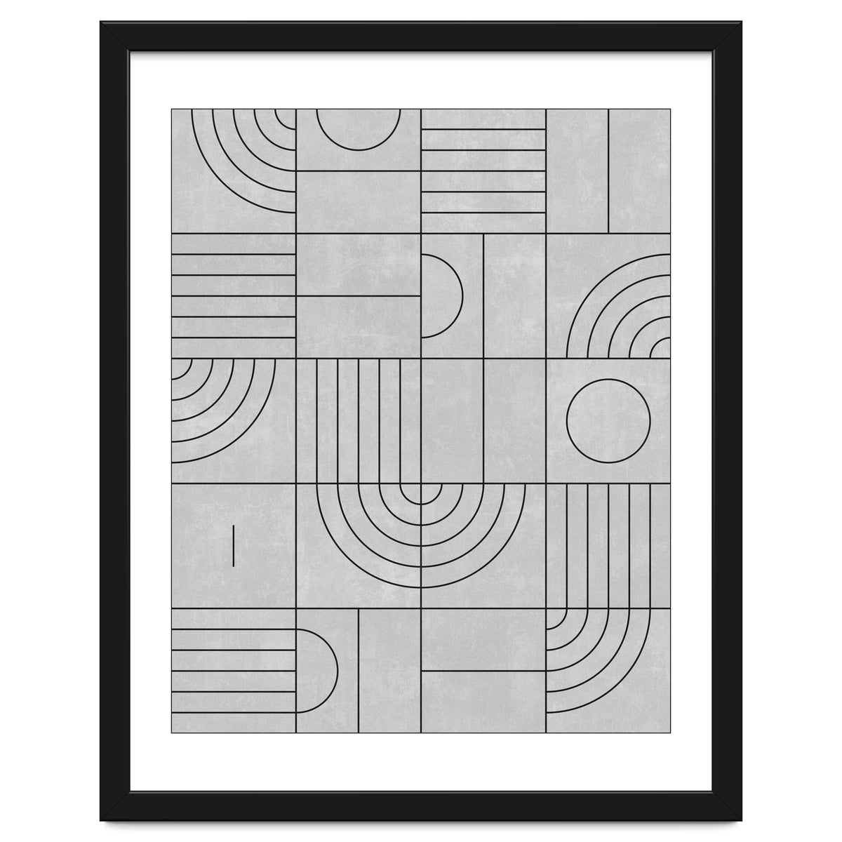 My Favorite Geometric Patterns No.21 - Grey