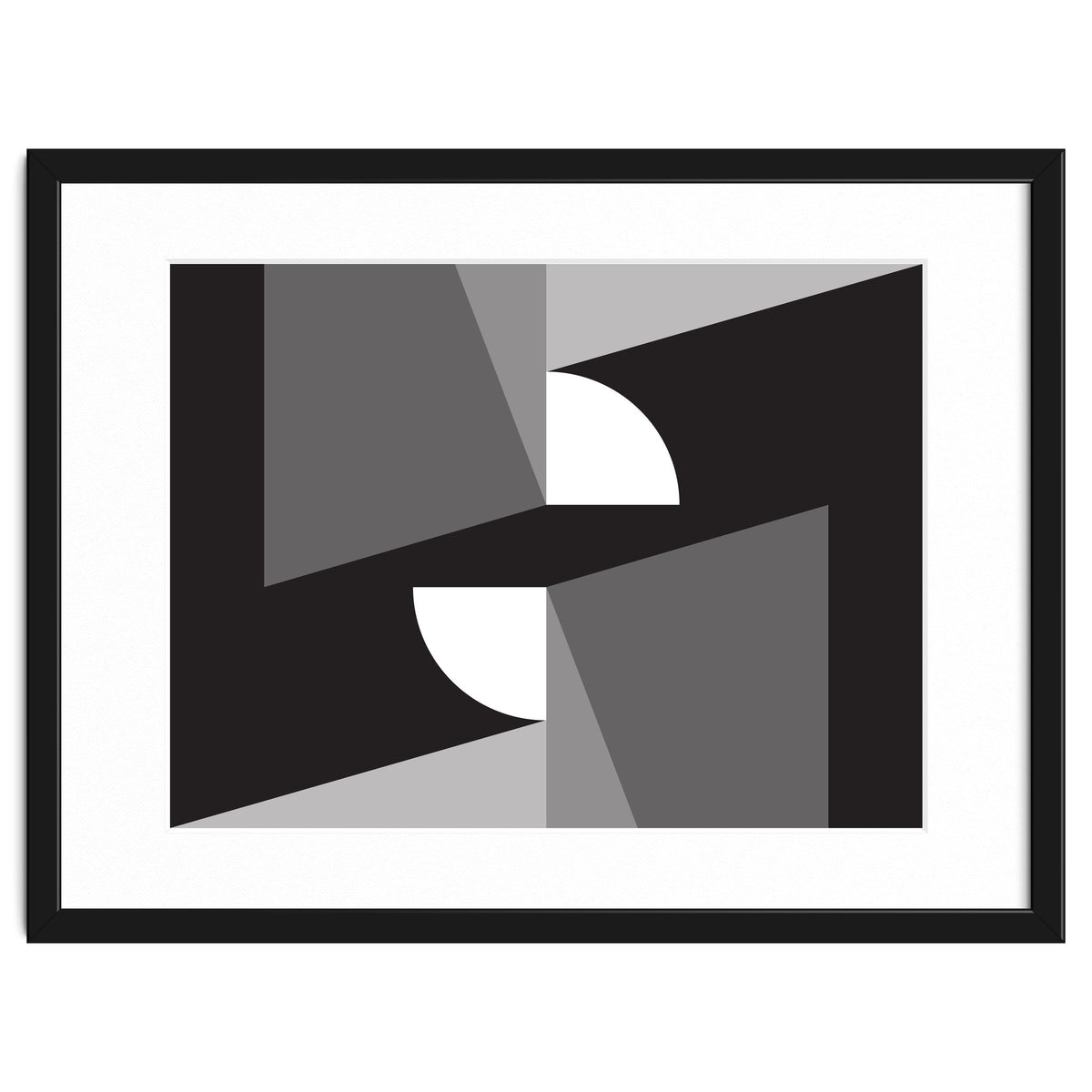 Geometric Shapes No. 11 - monochrome