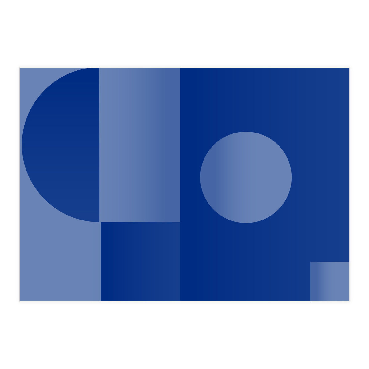 Lowering the moon | abstract minimal (Print Only)