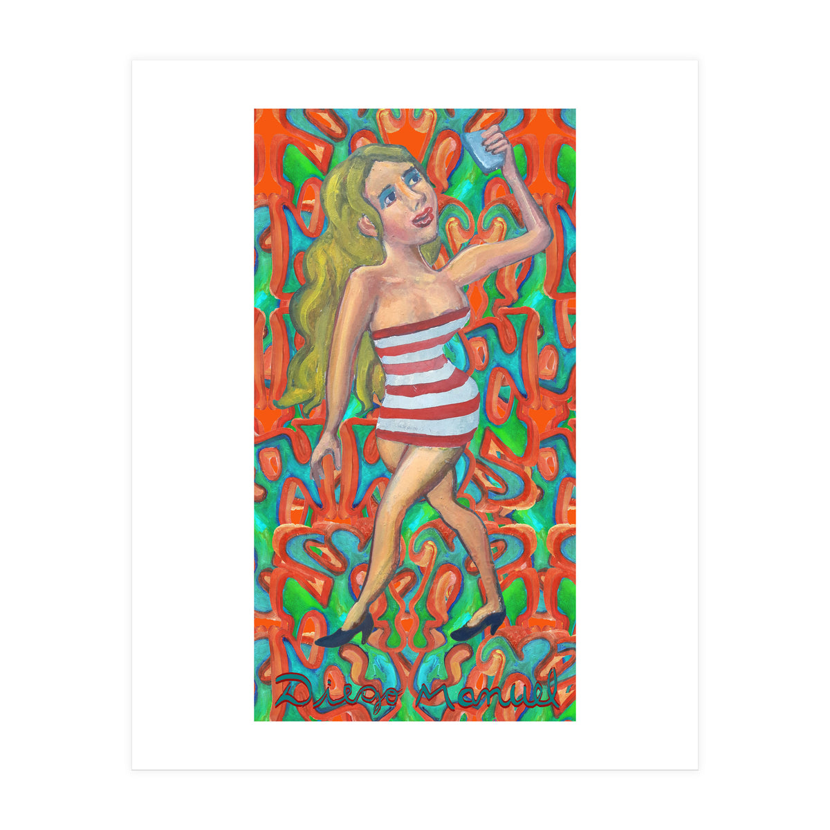 Chica Selfie 2 (Print Only)