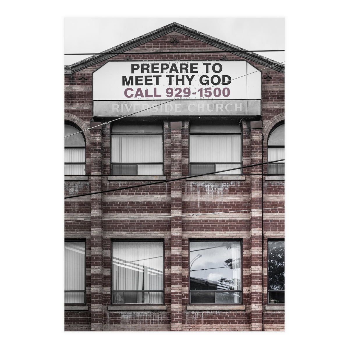 King Street East Methodist Church No 2 Color Version (Print Only)