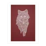 Lace Wolf (Print Only) thumbnail