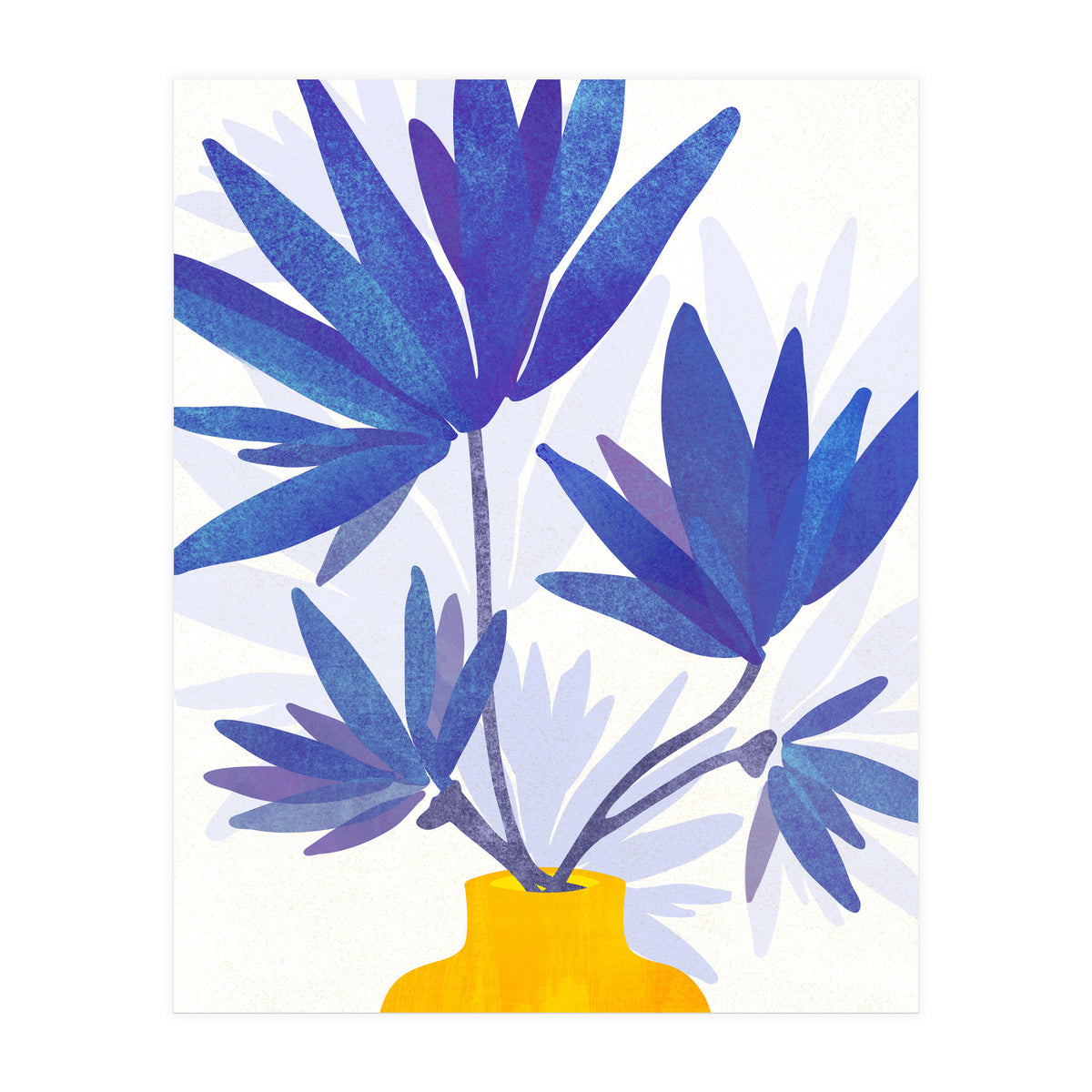 Indigo Blooms (Print Only)