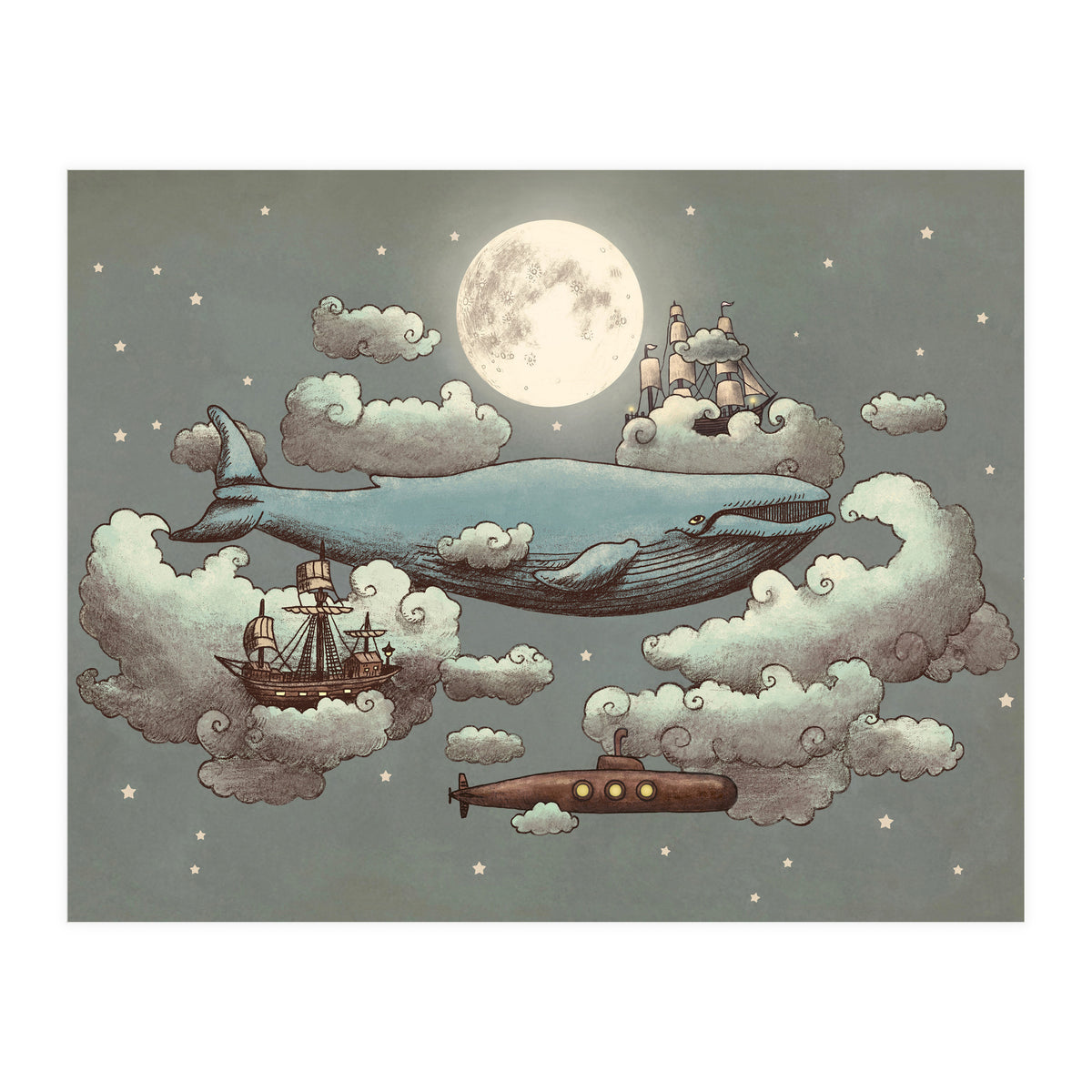 Ocean Meets Sky (Print Only)