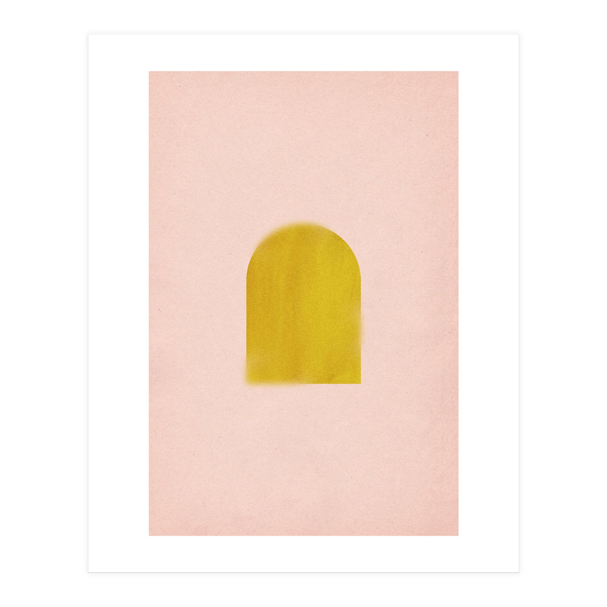 Pink and mustard arch (Print Only)
