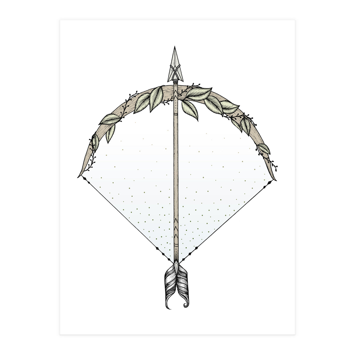 Bow And Arrow (Print Only)