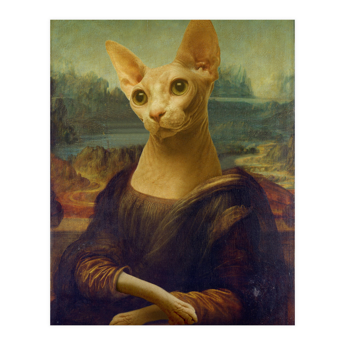 Mona Lisa Sphynx (Print Only)