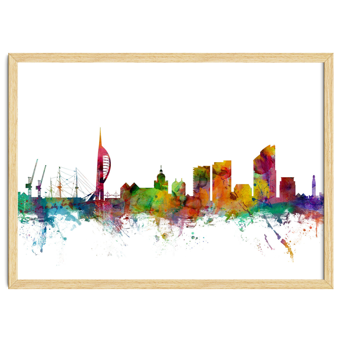 Portsmouth England Skyline