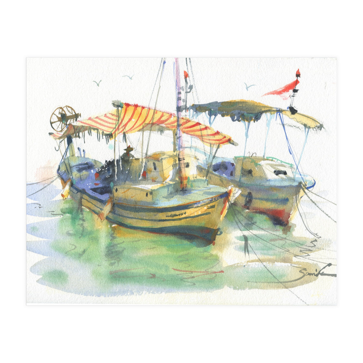 Fishing boat (Print Only)
