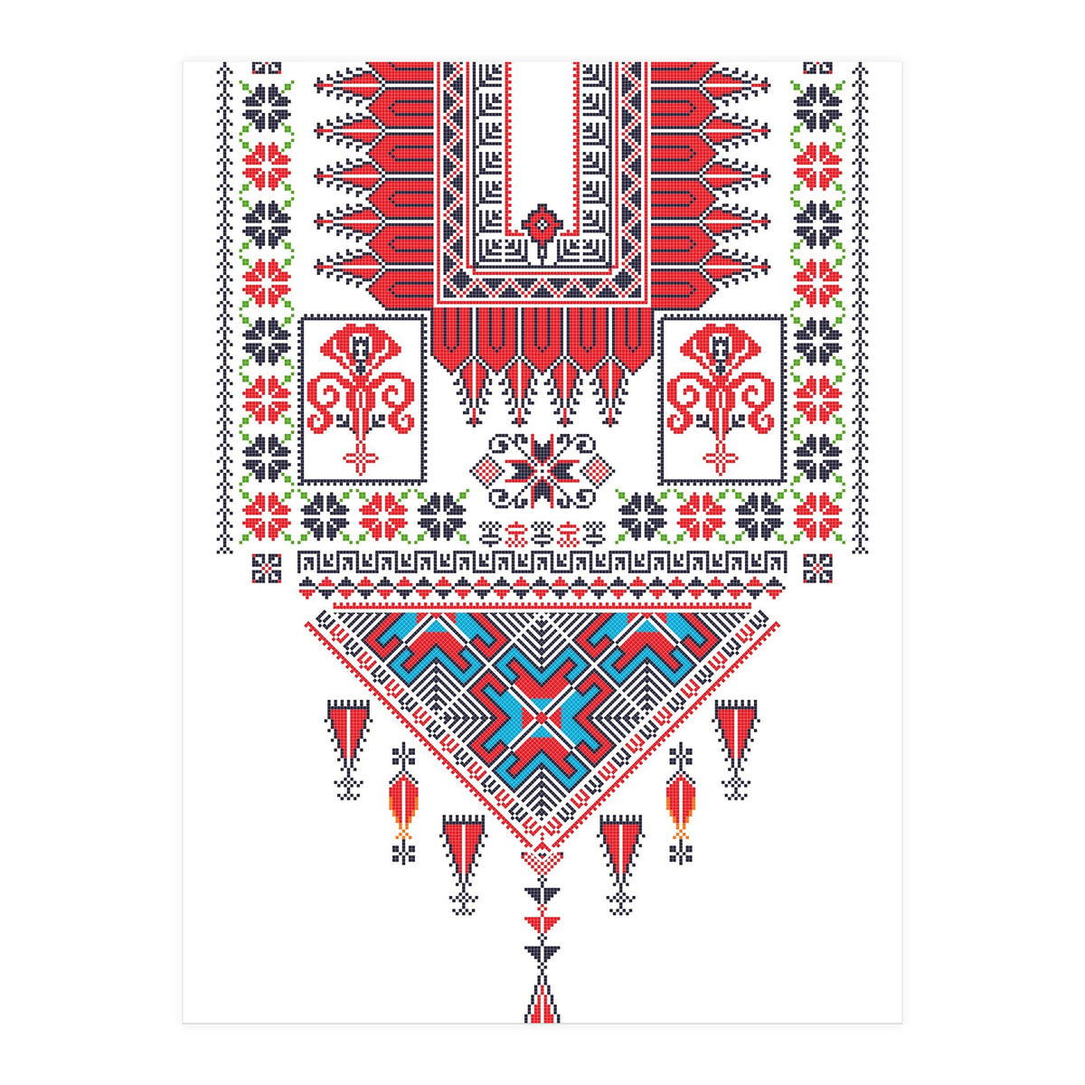 Tatreez Ornament 8 (Print Only)