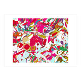 Abstract Emotion, Modern Contemporary Shapes, digital Painting, Eclectic Pop of Color Bohemian Illustration (Print Only) thumbnail