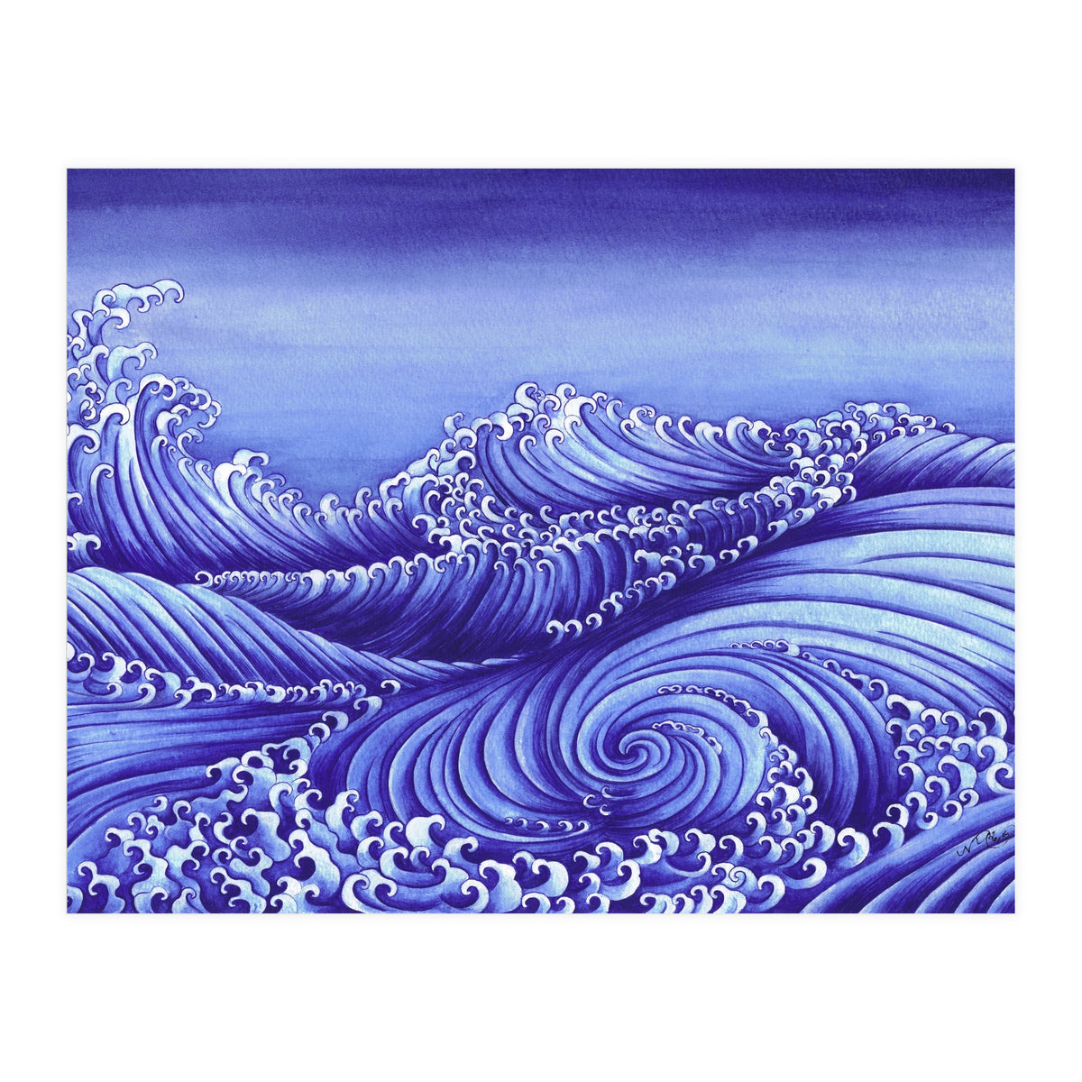 Turbulent Water Triptych part 1 (Print Only)