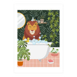 Lion in My Bathtub (Print Only) thumbnail