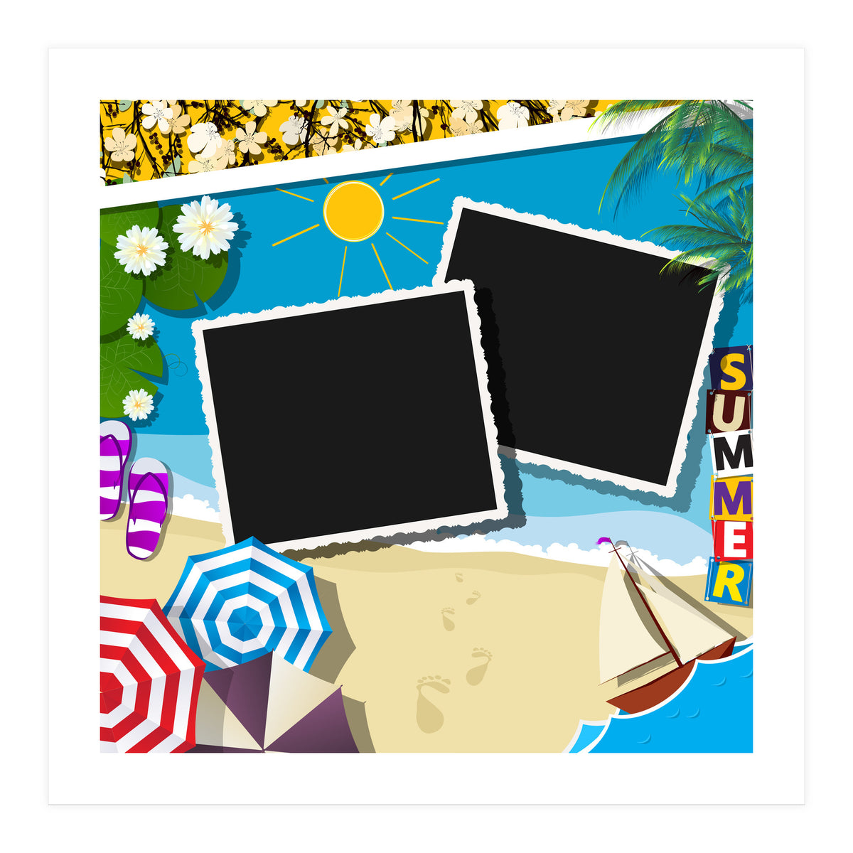 Summer Celebration Collage (Print Only)