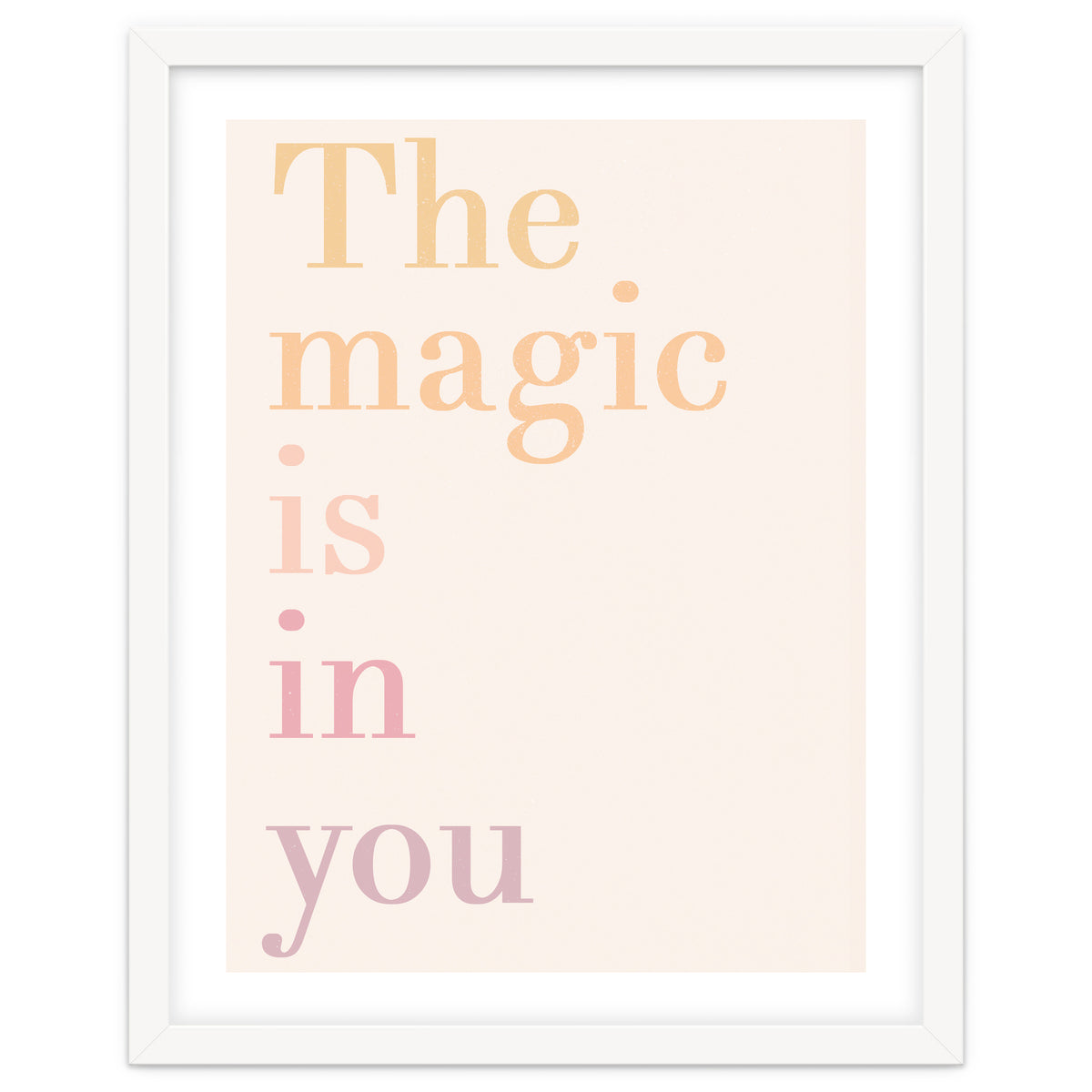 The Magic Is In You, Pastel