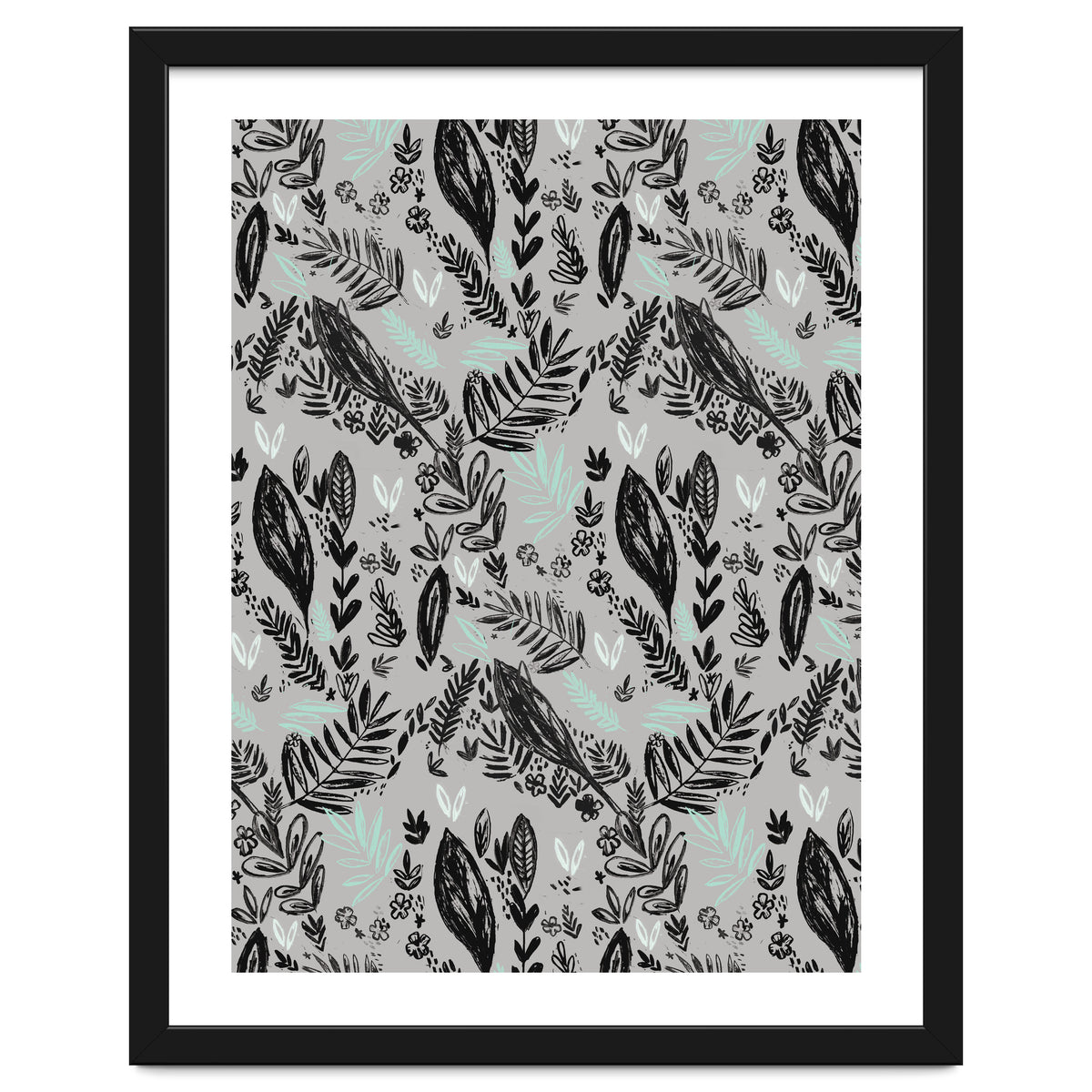 Inky Jungle Pattern