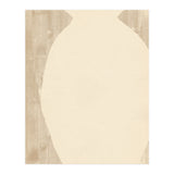 Creame tone vase silhouette (Print Only) thumbnail