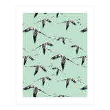 Flight of flamingos (Print Only) thumbnail