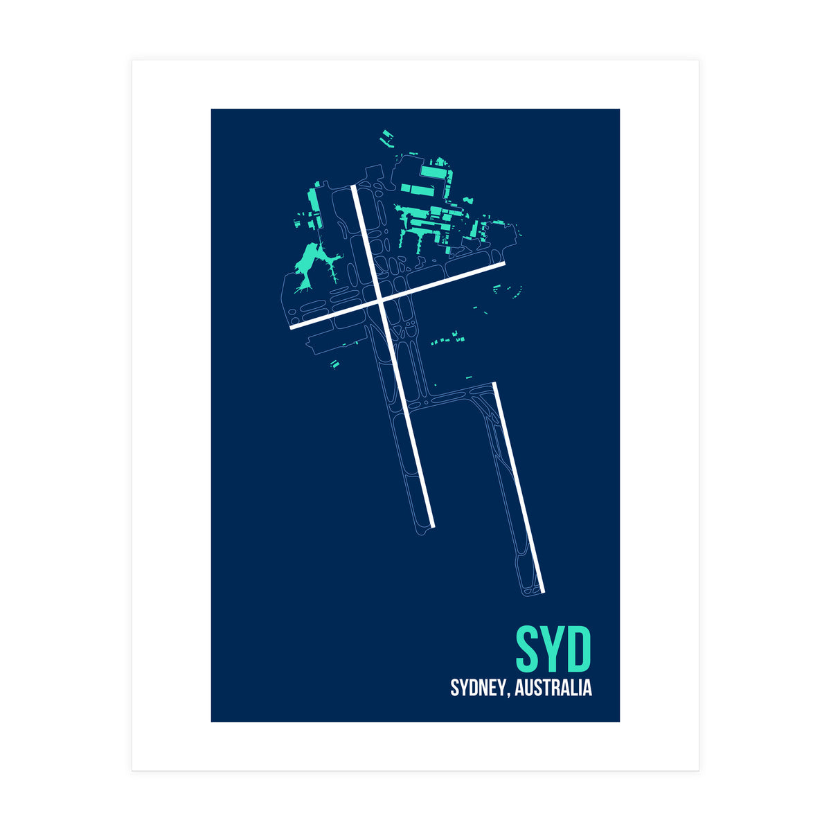 Sydney Airport Layout (Print Only)