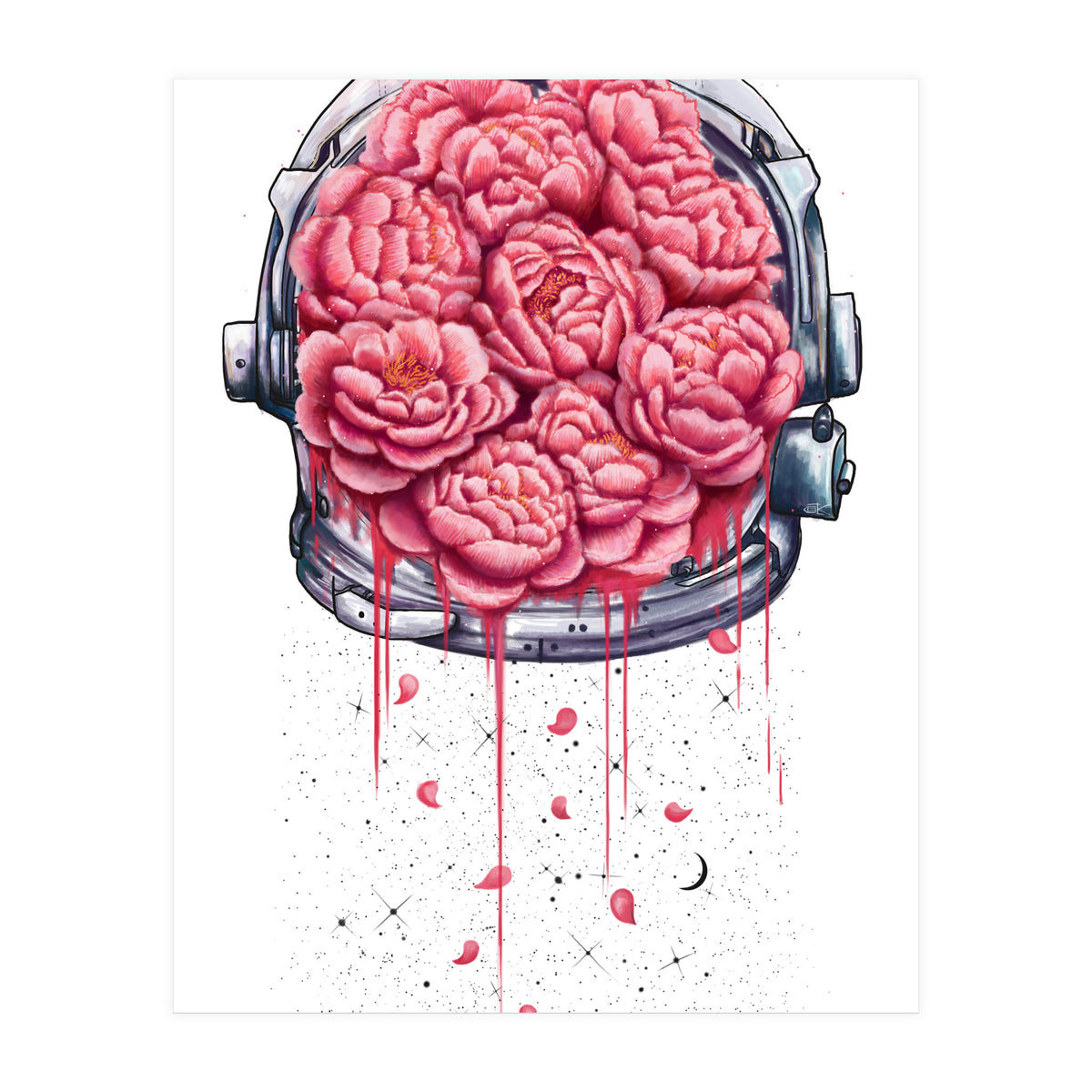 Cosmic Peonies (Print Only)