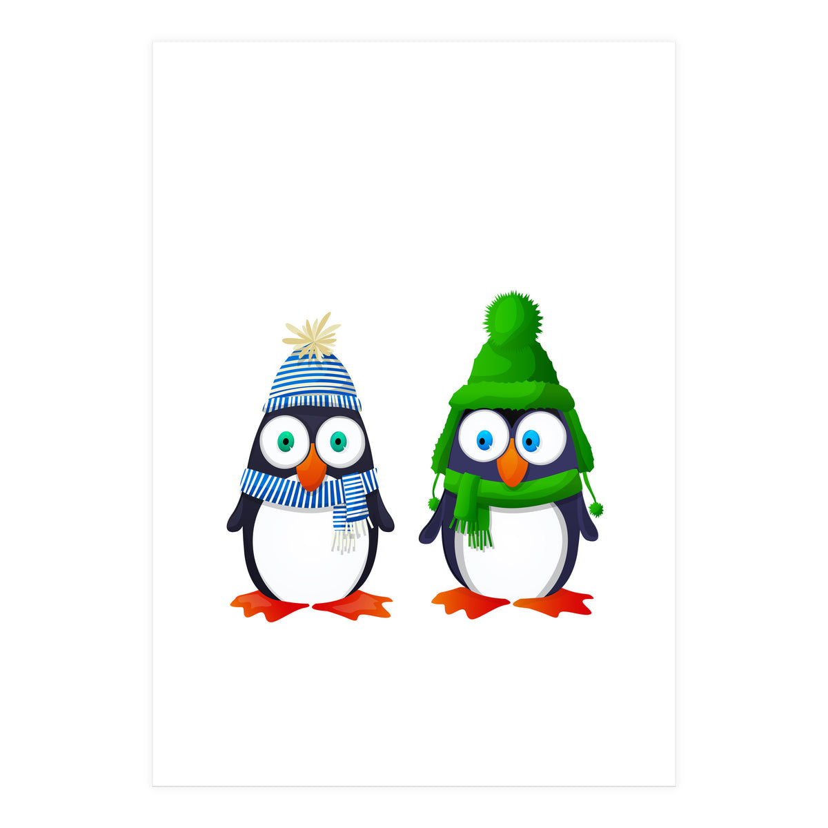 Winter Penguins (Print Only)