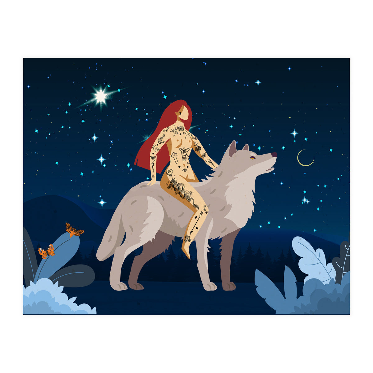 Riding My Werewolf (Print Only)