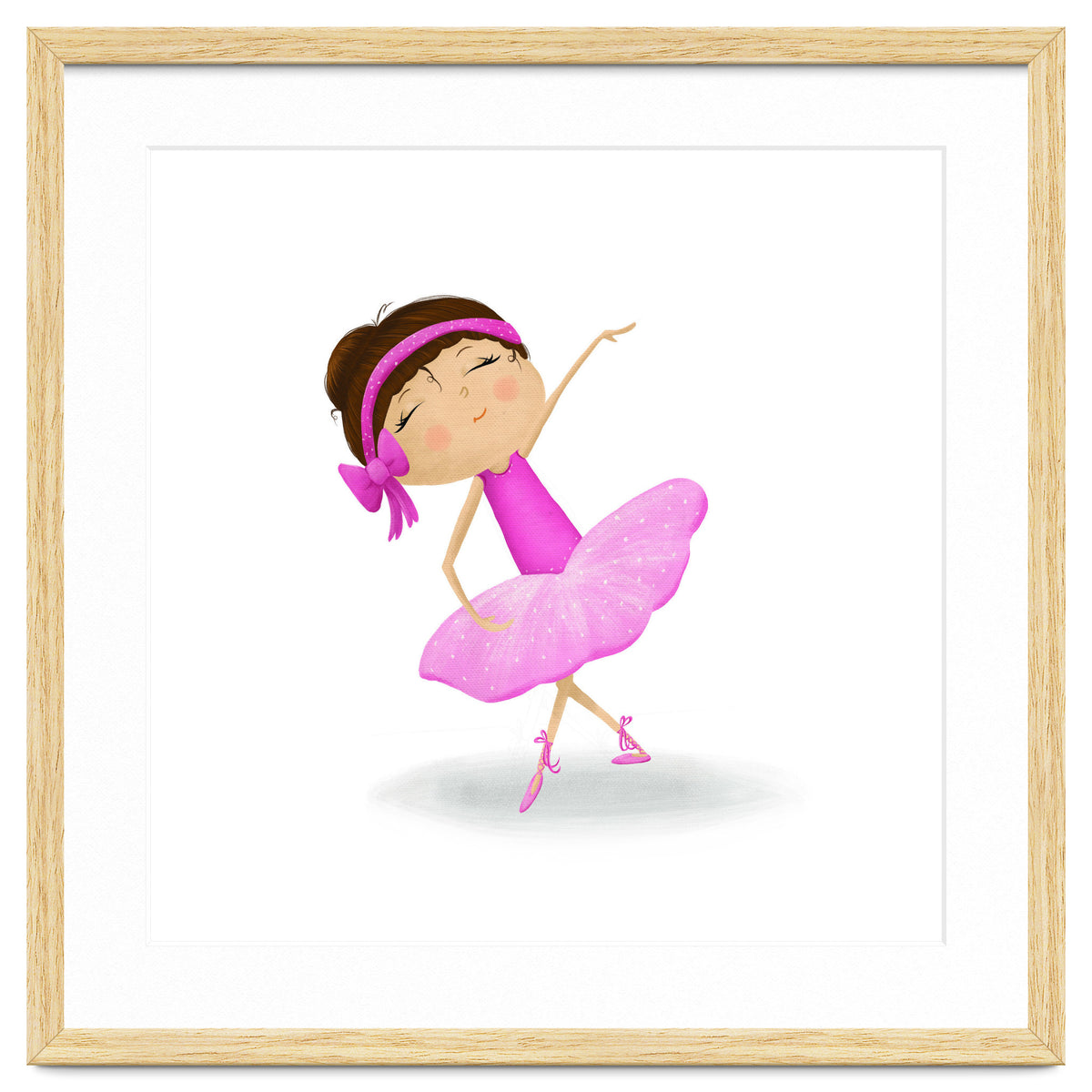 Adorable Ballerina Nursery Print